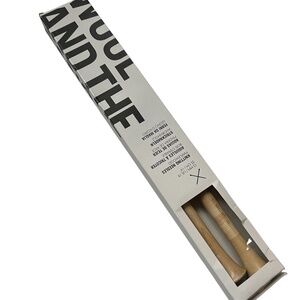 WOOL AND THE GANG Knitting Needles 15 MM US 19 Wood Wooden New in Open Box